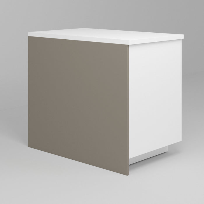 Desert Grey Supermatte Slab Cover Panels for Sektion
