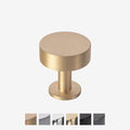 Disc Knob by Lew's Hardware Brushed Brass