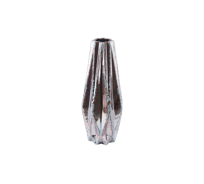 Distressed Brown Medium Vase