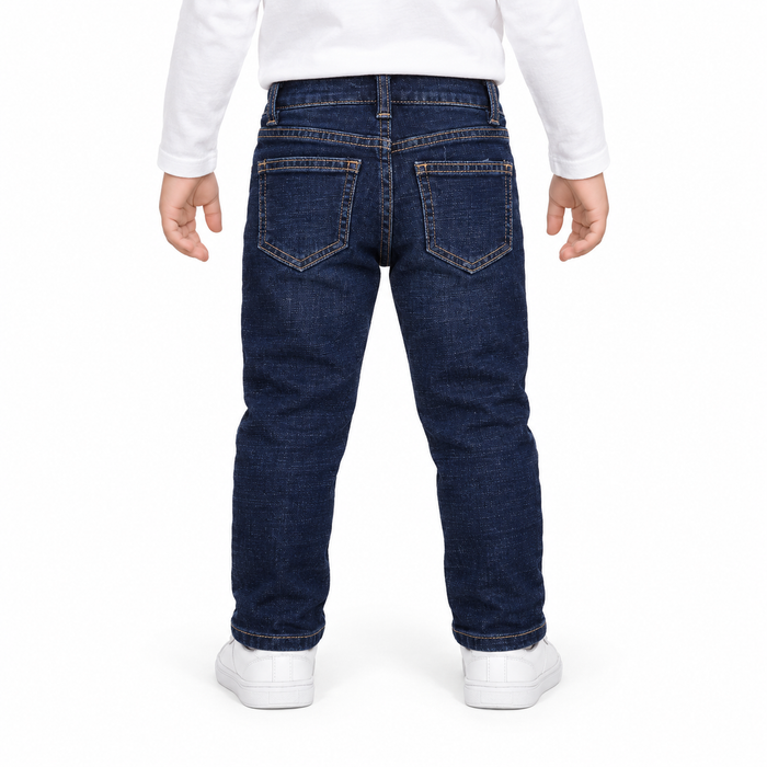 Distressed Jeans With Washed Effect