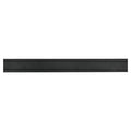 Duroflex Heavy-Duty 2-Grooved Black, 3/4"
