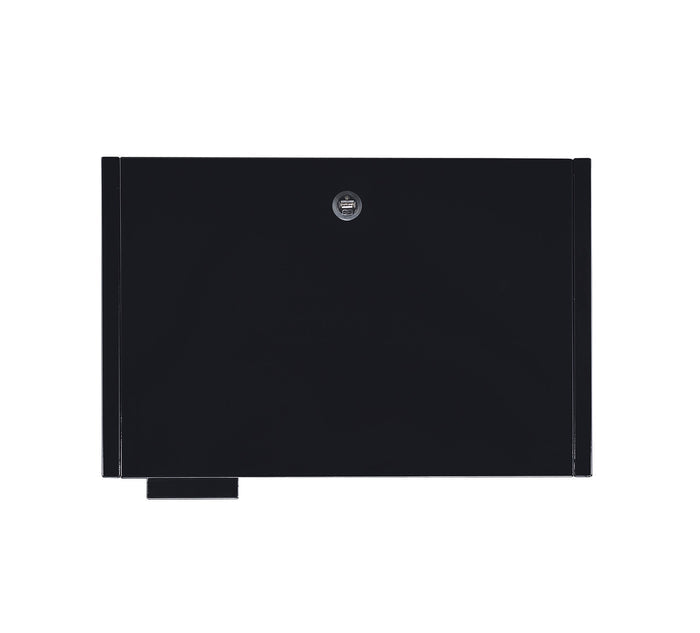 Ember Black Nightstand with USB