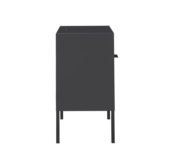 Ember Grey Nightstand with USB