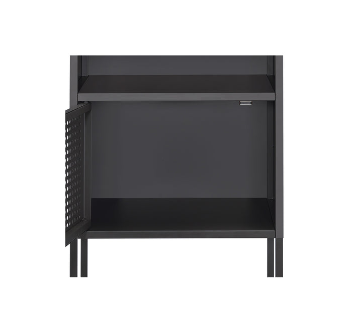 Ember Grey Nightstand with USB