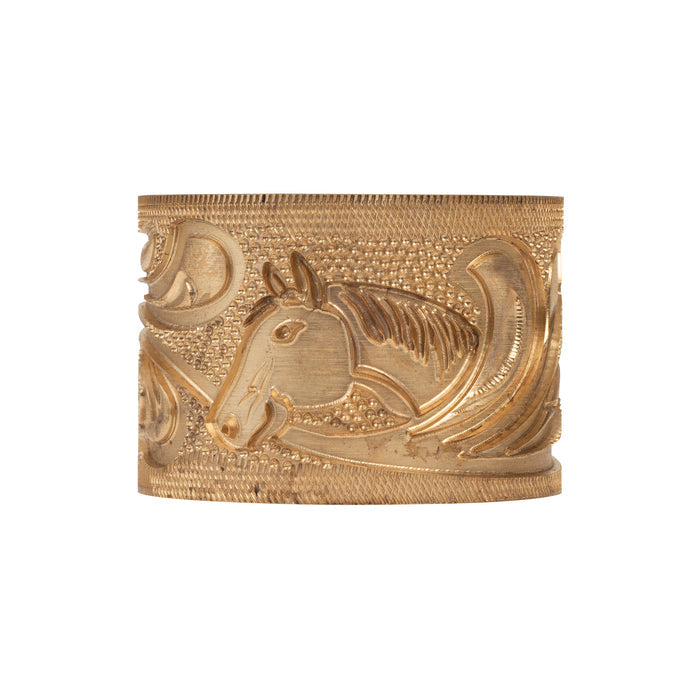 Floral Horse Head (1-3/8")