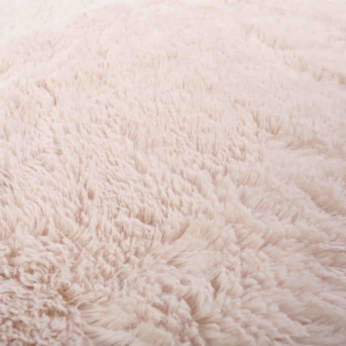 Essential Faux Fur Padded Pet Mattress and Crate Pad - Beige Charlie's Pet Products