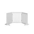 Freestanding Pet Gate - White Charlie's Pet Products