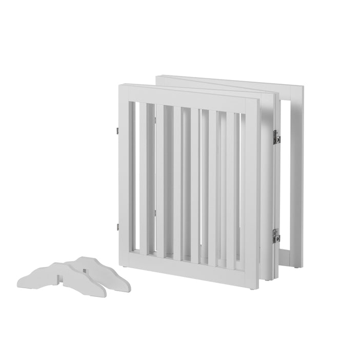 Freestanding Pet Gate - White Charlie's Pet Products