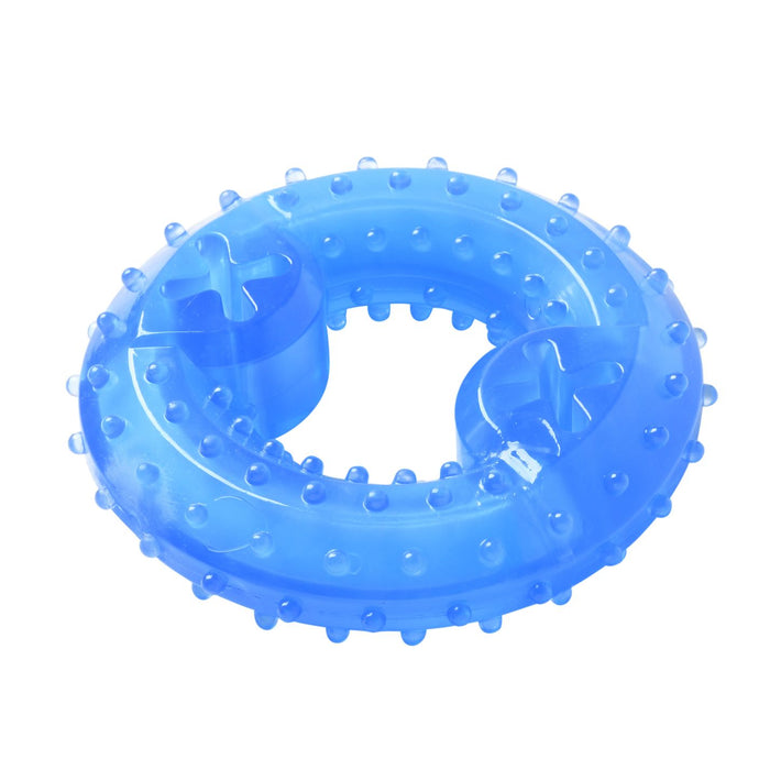 Frozen Pet Freezy Donut Toy Blue 10.7cm Charlie's Pet Products