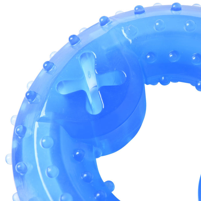 Frozen Pet Freezy Donut Toy Blue 10.7cm Charlie's Pet Products