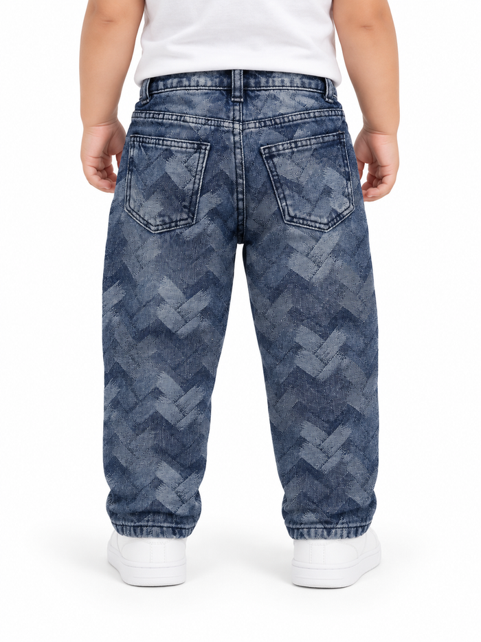 Geometric Pattern Jeans