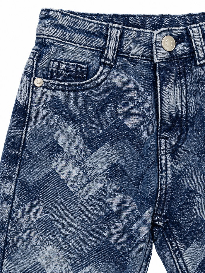 Geometric Pattern Jeans