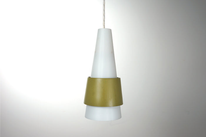 Glass and Metal Pendant Light  - (320-137)