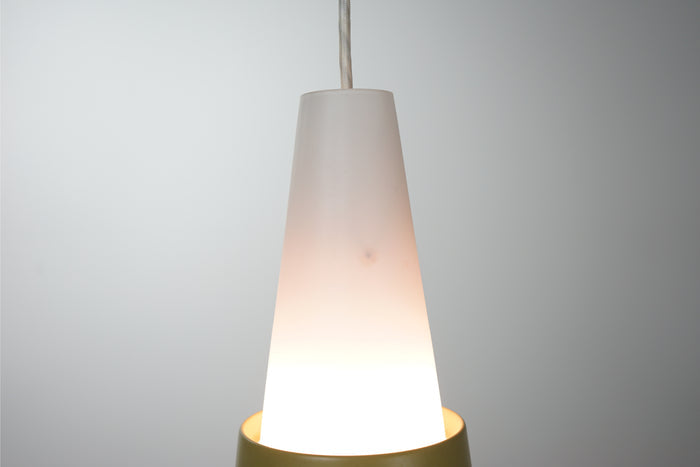 Glass and Metal Pendant Light  - (320-137)