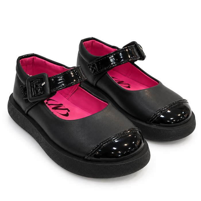 Glossy Toe Mary Jane Shoes