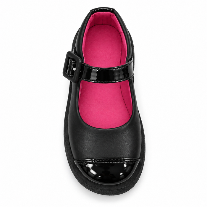 Glossy Toe Mary Jane Shoes