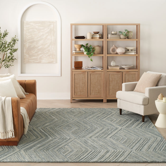 Graceful Blue 5x8 Rug