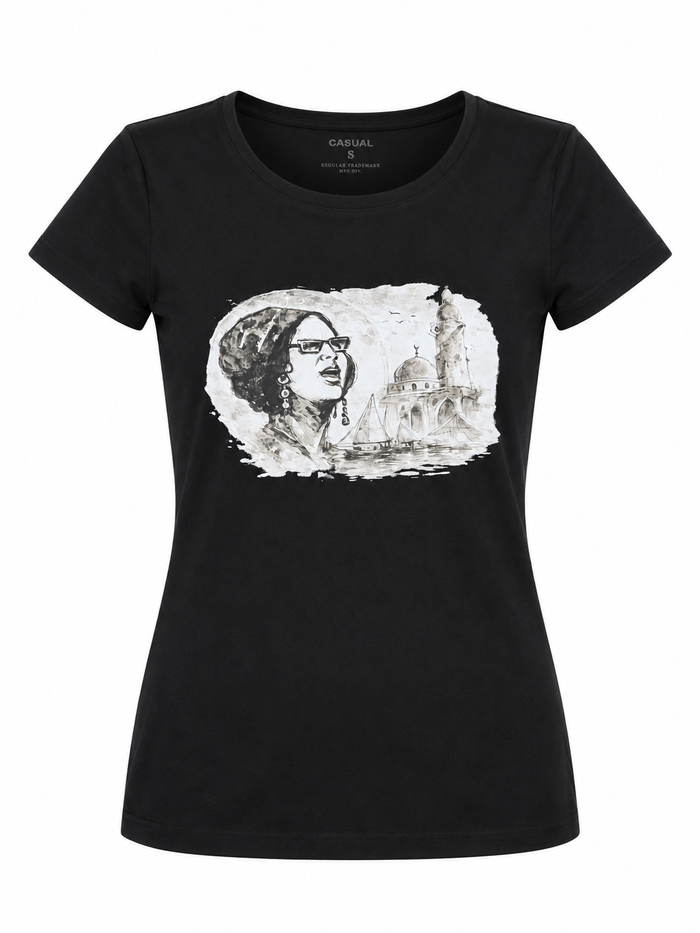 Graphic Print Crew-Neck T-Shirt