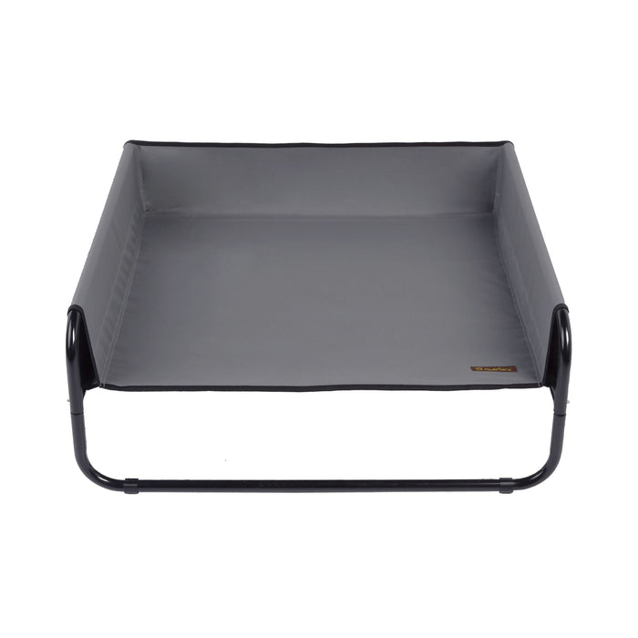 High Walled Outdoor Trampoline Pet Bed Cot - Grey Charlie's Pet Products