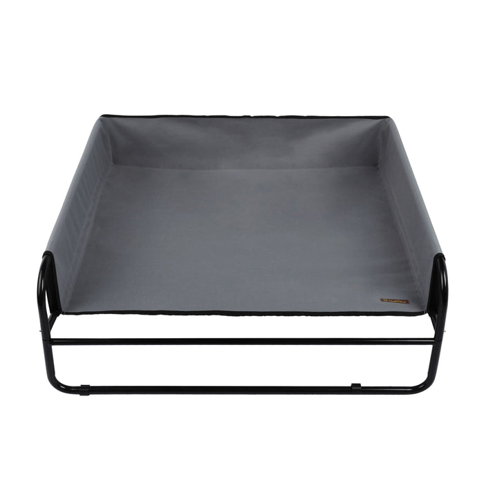 High Walled Outdoor Trampoline Pet Bed Cot - Grey Charlie's Pet Products