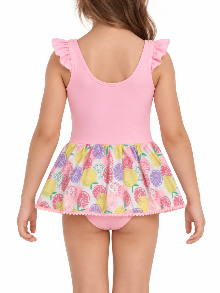 Ice Cream Print Swim Dress