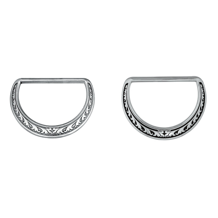 Jeremiah Watt Floral Saddle D-Ring