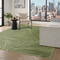 JUNGLE GREEN 5X8 RUG
