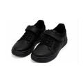 Lace Up Sneakers With Hook And Loop Strap