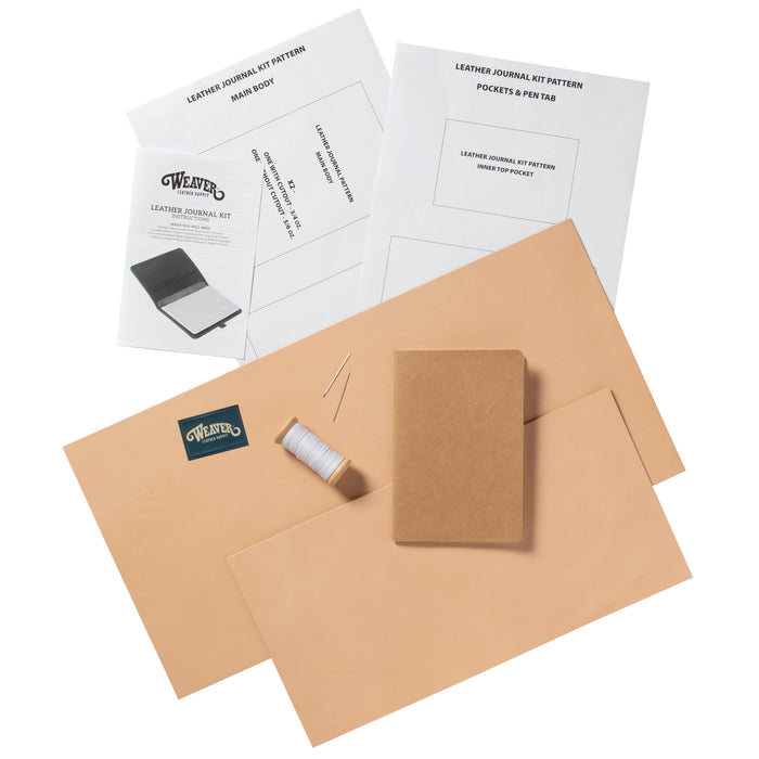 Leather Journal Kit, complete