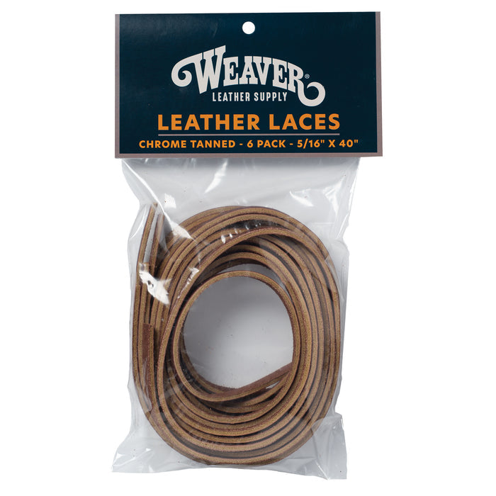 Leather Lace Pack, Rust, 5/16"