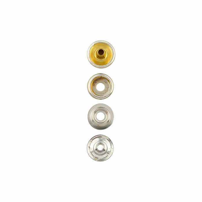 Ohio Travel Bag Fasteners Ligne 24 Snap Set Solid Brass Nickel (Pack of 10 Sets Complete), #WF-036-SBN WF-036-SBN