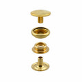 Ohio Travel Bag Fasteners Ligne 24 Snap Set Solid Brass(Pack of 10 Sets Complete), #WF-036-SB WF-036-SB