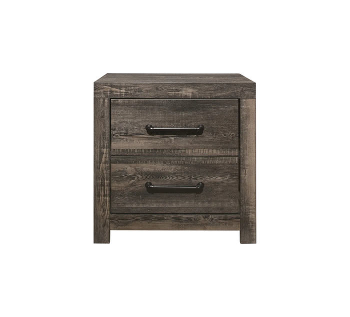 Linwood Dark Oak 2 Drawer Nightstand