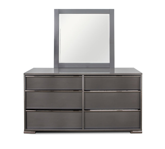 Logica Graphite Landscape Mirror