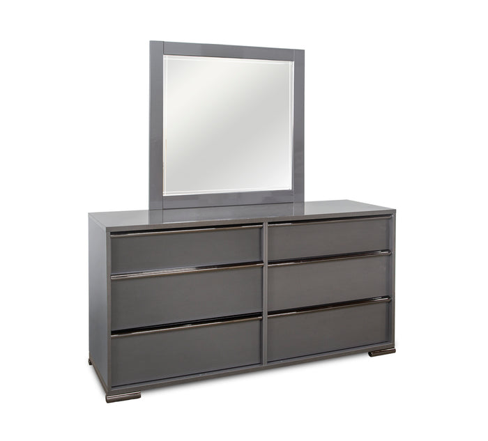 Logica Graphite Landscape Mirror