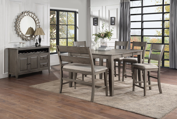 Mango Pub Grey Counter Stool