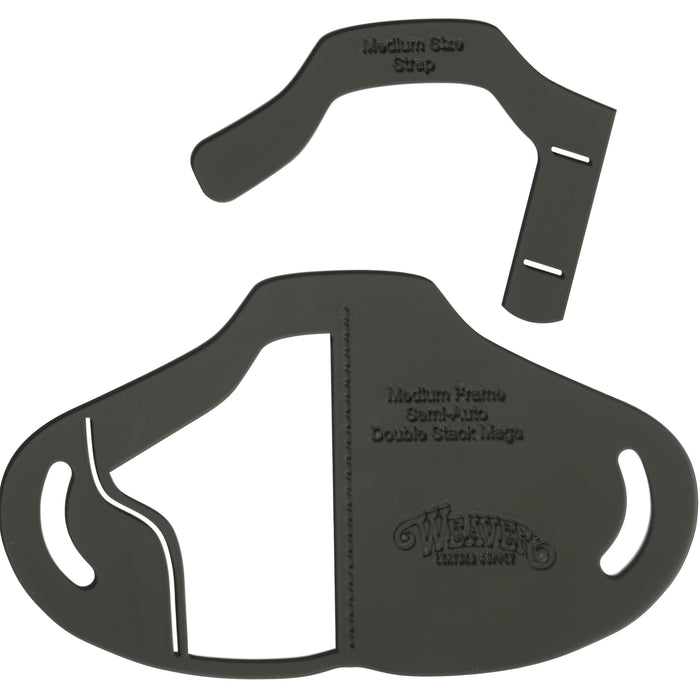 Medium Semi-Auto Double Stack Holster Template