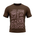 Men Less Worries More Nature Graphic T Shirt