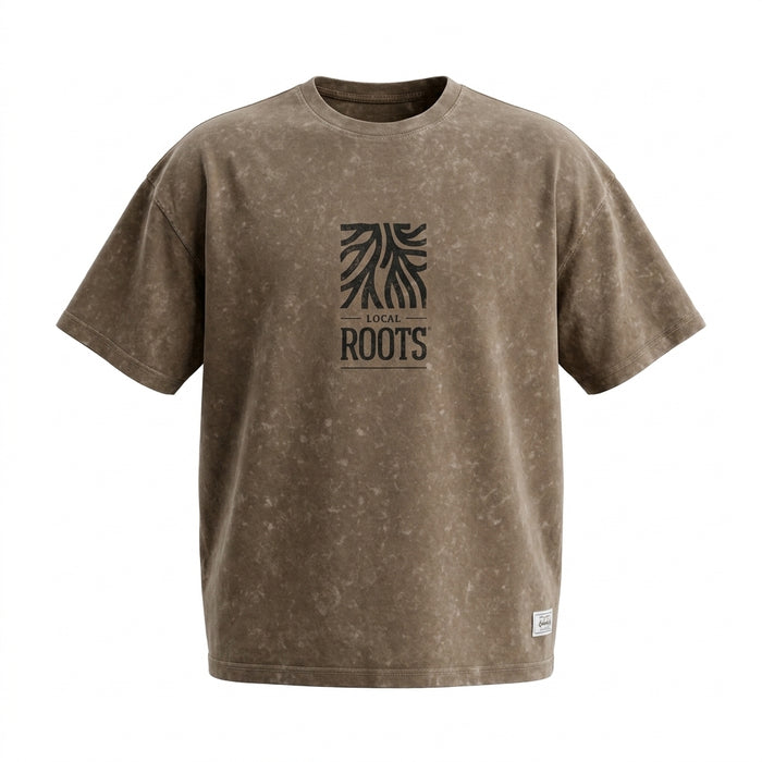 Men Local Roots Graphic Crew Neck T Shirt