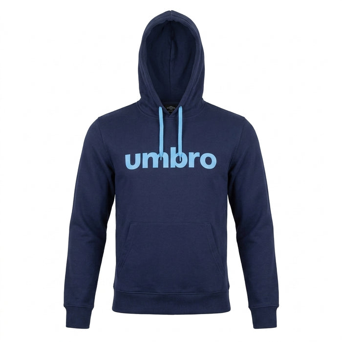 Men Logo Pullover Hoodie With Kangaroo Pocket