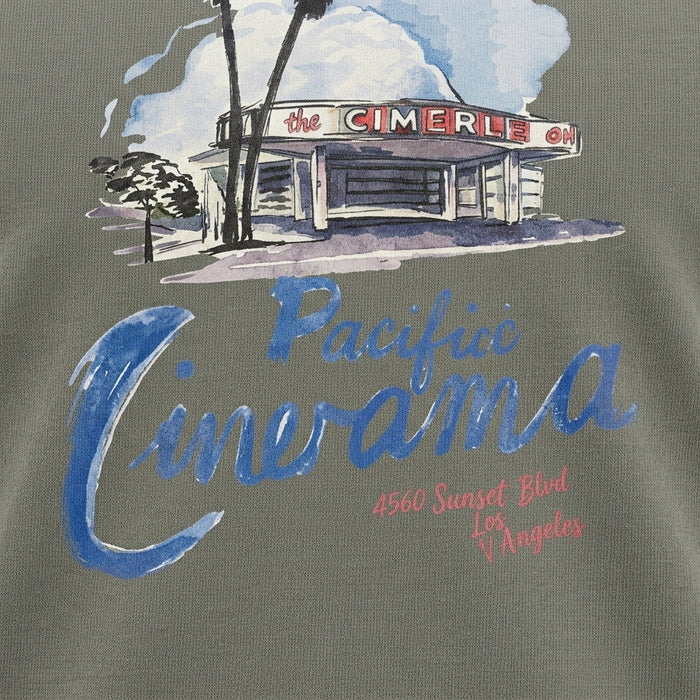 Men Pacific Cinerama Graphic Crew Neck T Shirt