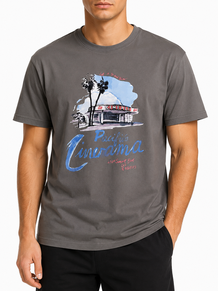 Men Pacific Cinerama Graphic T Shirt