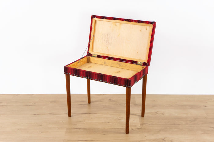Mid-Century Modern Teak Piano Bench - (325-255)