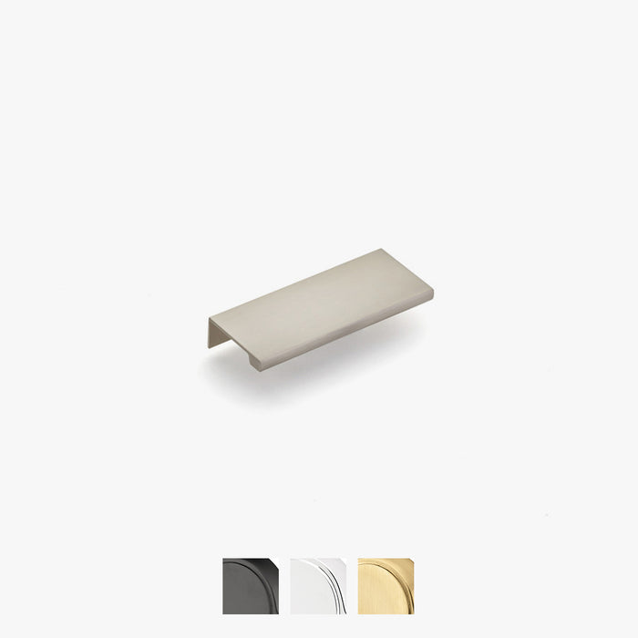 Modern Edge Pull by Emtek 3" Satin Nickel