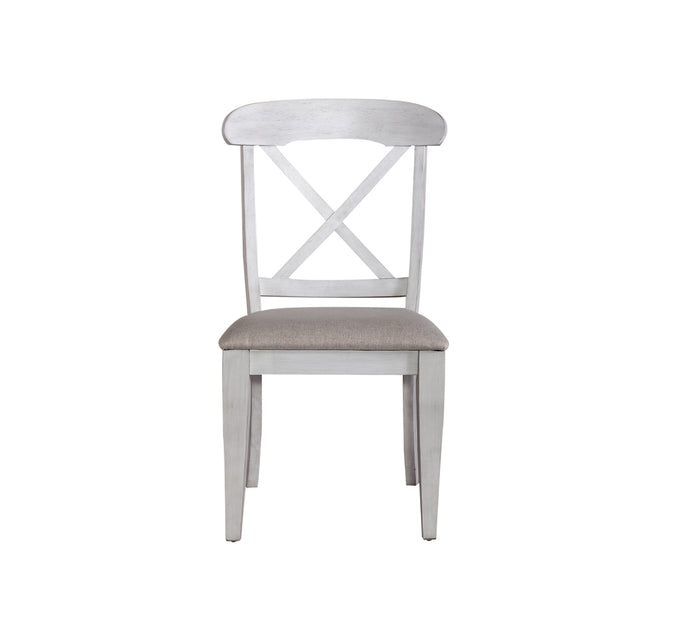 Ocean Isle Upholstered X Back Side Chair