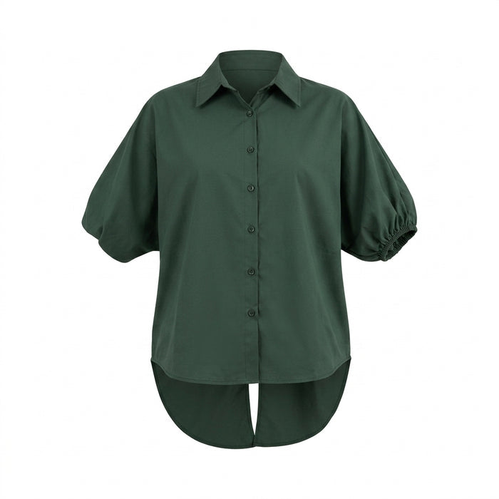 Oversized Button Front Shirt