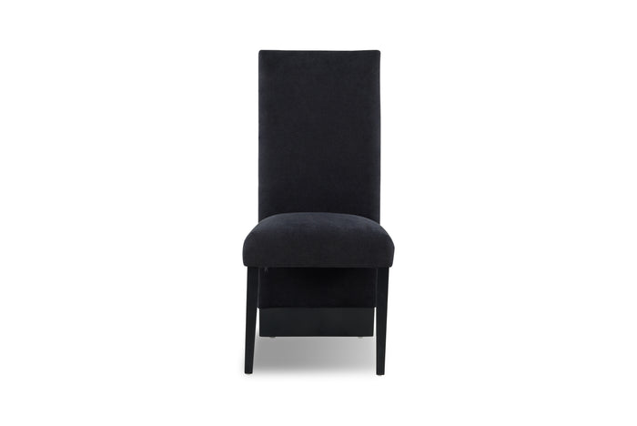 Panda Black Upholstered Side Chair