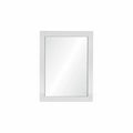 Performa White II Landscape Mirror