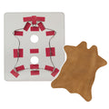 Polycarb Cutting Die, Cowhide Coaster, both