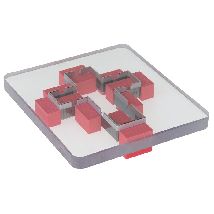 Polycarb Cutting Die, Cross, bottom